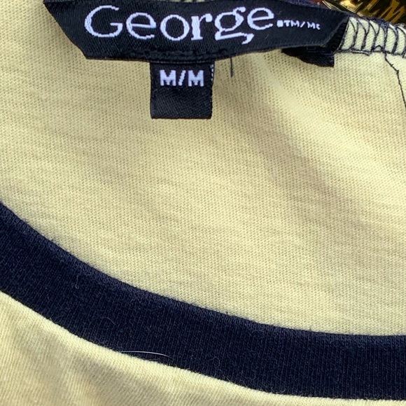 Trés Jolie yellow tie front tee shirt - Picture 3 of 3